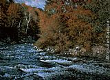 Richard Wheeler Whitney Famous Paintings - Burst of Autumn